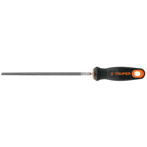 Lima Redonda Bastarda De 8", Mango Comfort Grip Truper (LRB-8T)