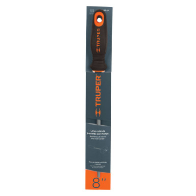 Lima Redonda Bastarda De 8", Mango Comfort Grip Truper (LRB-8T)