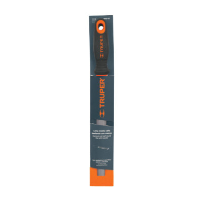 Lima Media Caña Bastarda De 6", Mango Comfort Grip Truper (LMCB-6T)