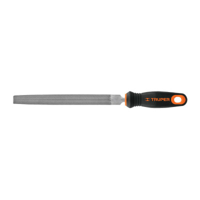 Lima Media Caña Bastarda De 8", Mango Comfort Grip Truper (LMCB-8T)