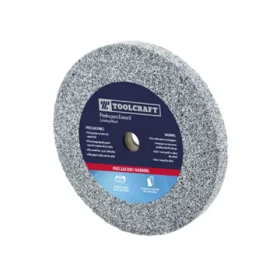 Piedra Para Esmeril 6' X 1' Toolcraft Grano 36 Eje 1/2'