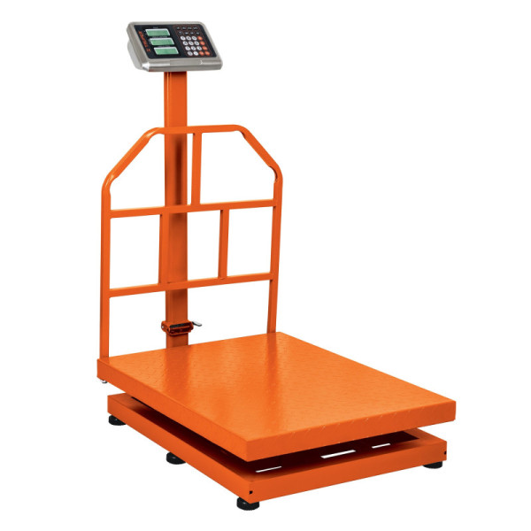 Báscula De Plataforma Plegable 500 Kg Recargable Con Display Truper (BAS-500PLA)