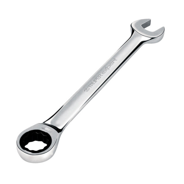 Llave Mixta De 3/4" Con Ratchet, Largo 238 Mm, Uso Rudo Truper (LL-1224X)