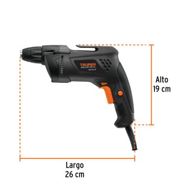 Atornillador Para Pared De Yeso De 540 W, Uso Industrial Truper (DETA-N)