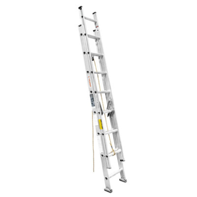Escalera De Extensión Tipo 3, Tolerancia 150 Kg 16 Peldaños Truper (ESE-16)