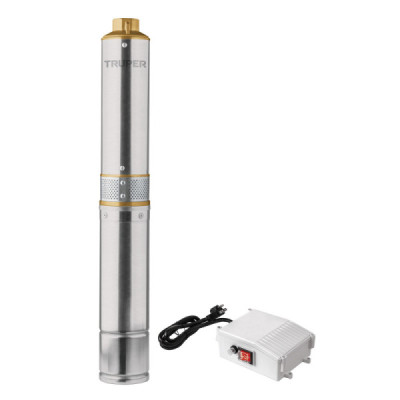 Bomba Sumergible Bala 3/4 Hp Acero Inoxidable, Agua Limpia Truper (BOS-3/4LM2)