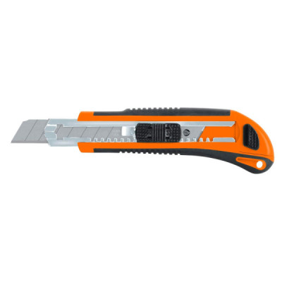 Bisturí Antiderrapante Para Cuchillas De 18 Mm Con 3 Navajas Truper (CUT-6X)