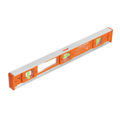 Nivel De Aluminio De 18" (46 Cm), Medición De 0°, 45° Y 90° Truper (NP-18)
