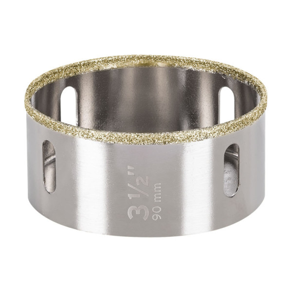 Sierra Copa Diamantada De 3.1/2" (89 Mm) Borde Continuo Truper (COAZ-3-1/2)