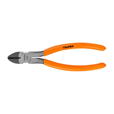 Alicate Corta Frío De 7" Uso Profesional, Mango De Pvc Truper (T202-7)