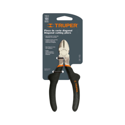 Alicate Corta Frío De 7" Uso Profesional, Mango De Pvc Truper (T202-7)