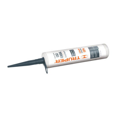 Sellador De Silicona Para Varios Usos 280 Ml, Negro Truper (SIL-100N)