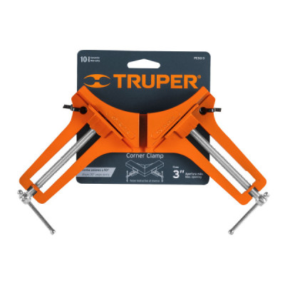 Prensa Esquinera De 3" Con Cuerpo De Aluminio, Ángulo 90° Truper (PESQ-3)