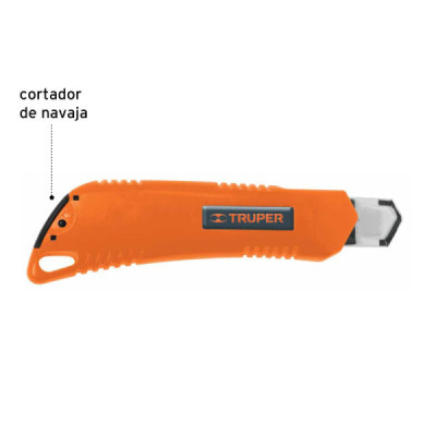 Bisturí Profesional Para Cuchillas De 25 Mm, Incluye Navajas Truper (CUT-7)