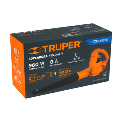 Sopladora Eléctrica De 960 W, 257 Km/H, 1.7 Kg Truper (SOPLA-960)