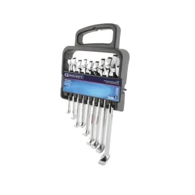 Juego De 9 Llaves Mixtas Toolcraft Desde 1/4' Hasta 3/4'