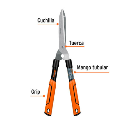 Tijera Ligera Para Poda De 53 Cm Con Mangos Tubulares Truper (TB-17)