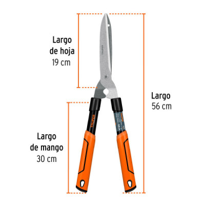 Tijera Ligera Para Poda De 53 Cm Con Mangos Tubulares Truper (TB-17)