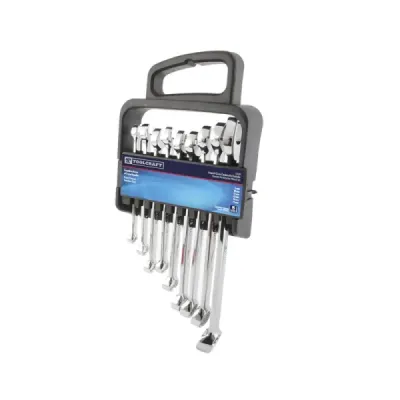 Juego De 9 Llaves Mixtas Toolcraft Desde 7 Mm Hasta 15 Mm