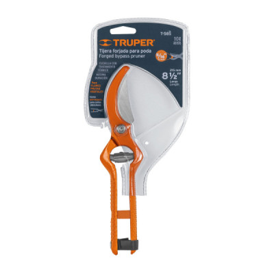 Tijera Forjada Para Poda De 22 Cm, Cuchilla En Acero Térmico Truper (T-585)
