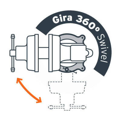 Prensa De Banco Industrial Giratoria De 5", Apertura 14 Cm Truper (TA-5)