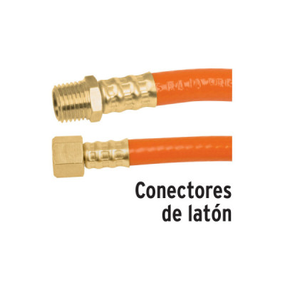 Manguera Para Compresor De Pvc 15 M, 1/4" Npt, 300 Psi Truper (MAN-PI-15-1/4)