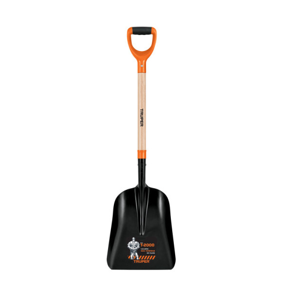Pala Carbonera Puño En Y Comfort Grip, Largo 42" (107 Cm) Truper (PCACY-P)