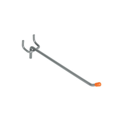 Gancho Recto De 15 Cm Para Panel Ranurado, Con Punta De Goma Truper (GA-6)