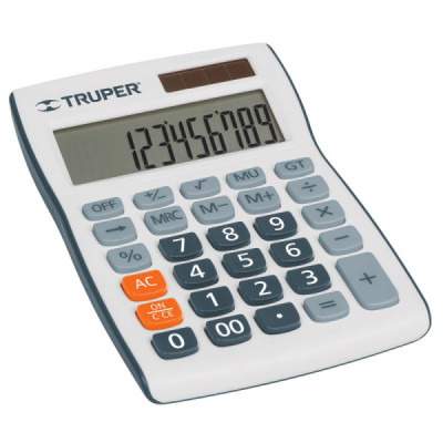 Calculadora De 15 Cm X 10 Cm Para Oficina, Negocio Y Hogar Truper (CALC-15E)