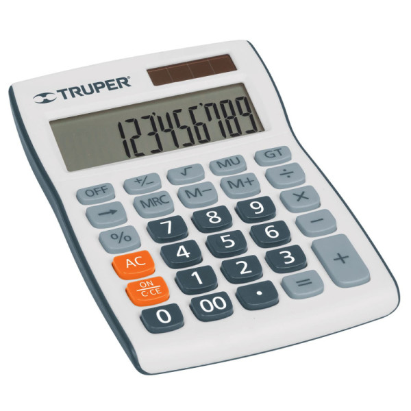 Calculadora De 15 Cm X 10 Cm Para Oficina, Negocio Y Hogar Truper (CALC-15E)