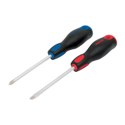 Juego De 2 Destornillares De 3/16", Mango Comfort Grip Pretul (DUO-3/16X4BP)