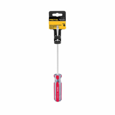 Destornillador De Pala 1/4" X 8", Mango De Pvc Pretul (DR-1/4X8TP)