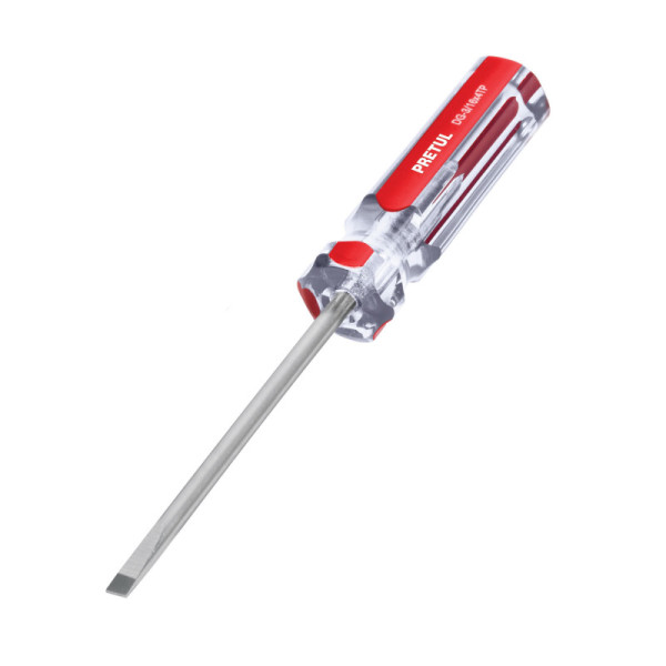 Destornillador De Gabinete 1/8" X 4", Mango De Pvc Pretul (DG-1/8X4TP)