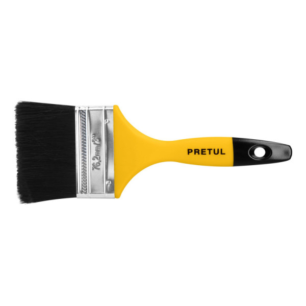 Brocha De 3" Con Mango De Plástico, Usos Generales Pretul (BRP-3)