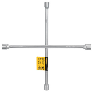 Cruceta Galvanizada, Copas De 17 Mm, 3/4", 13/16" Y 7/8" Pretul (LLCR-18P)