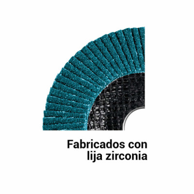 Disco Laminado Flap De 4.1/2", Centro 7/8", Grano 40 Pretul (DLP-2716) Disco Laminado Flap De 4.1/2", Centro 7/8", Grano 40 Pretul (DLP-2716)