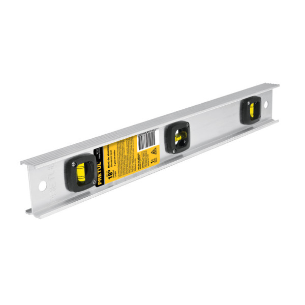 Nivel De Aluminio De 46 Cm, Medición De 0°, 45° Y 90° Pretul (NP-18P)