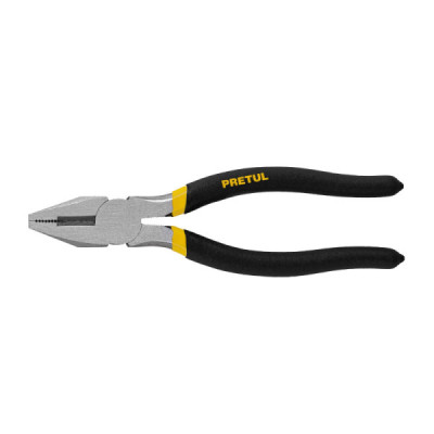 Alicate De Electricista De 7" Ligero, Mango De Pvc Pretul (PEL-7P)