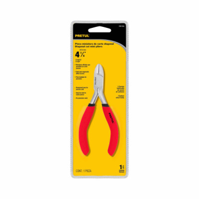Alicate Corta Frío De 4", Mango De Vinil Pretul (PMP-CD4)