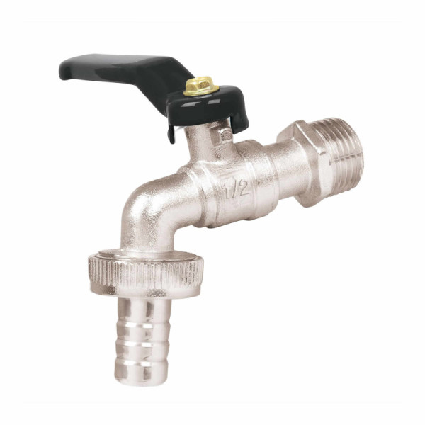 Llave De Agua De 1/2" Zamac Con Valvula De Paso Para Jardín Pretul (LL-21P)