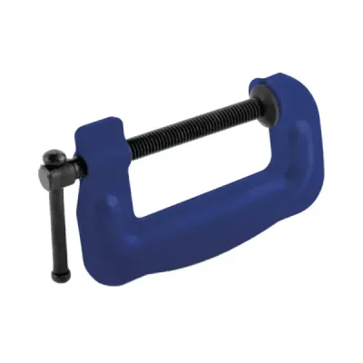 Prensa Tipo C De 2' Troquelada Toolcraft De Uso Ligero