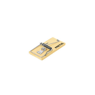 2 Trampas Para Ratones En Madera De 10 Cm, Uso Profesional Pretul (RAT-4M)