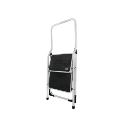 Escalera Tubular Plegable De 2 Peldaños Antideslizantes Pretul (ESTU-2P)