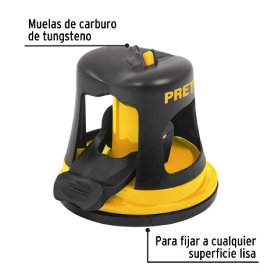 Afilador De Cuchillos Con Base De Succión Y Cuerpo En Abs Pretul (AFI-CU)