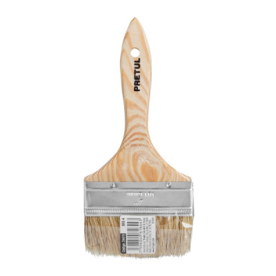 Brocha De 4" Con Mango De Madera, Usos Generales Pretul (BRE-4)