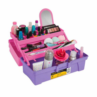 Caja De Esmaltes O Maquillaje De 36 Cm, 20 Compartimientos Pretul (CCO-14RP)