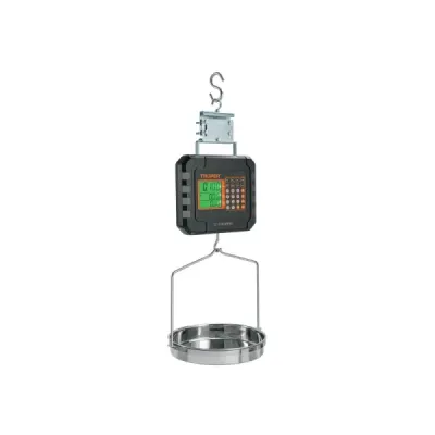Báscula Electrónica Colgante 40 Kg Lcd Truper Charola 33 Cm
