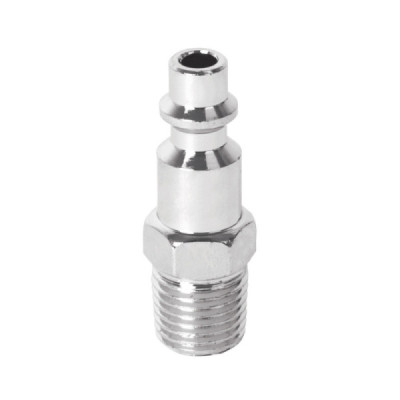 Conector Rápido Cromado De 1/4 Npt Para Compresor, Macho Pretul (CORAL-MA-1/4P)