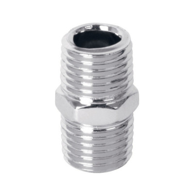 Niple Cromado De 1/4 Npt Para Compresor, Macho Pretul (NIPLE-P)