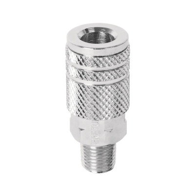 Acople Rápido Cromado De 1/4 Npt Para Compresor, Macho Pretul (COPLE-MA-1/4P)